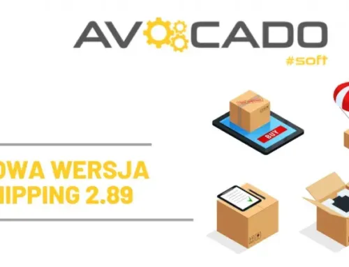 Nowa wersja AVOCADO Shipping 2.89