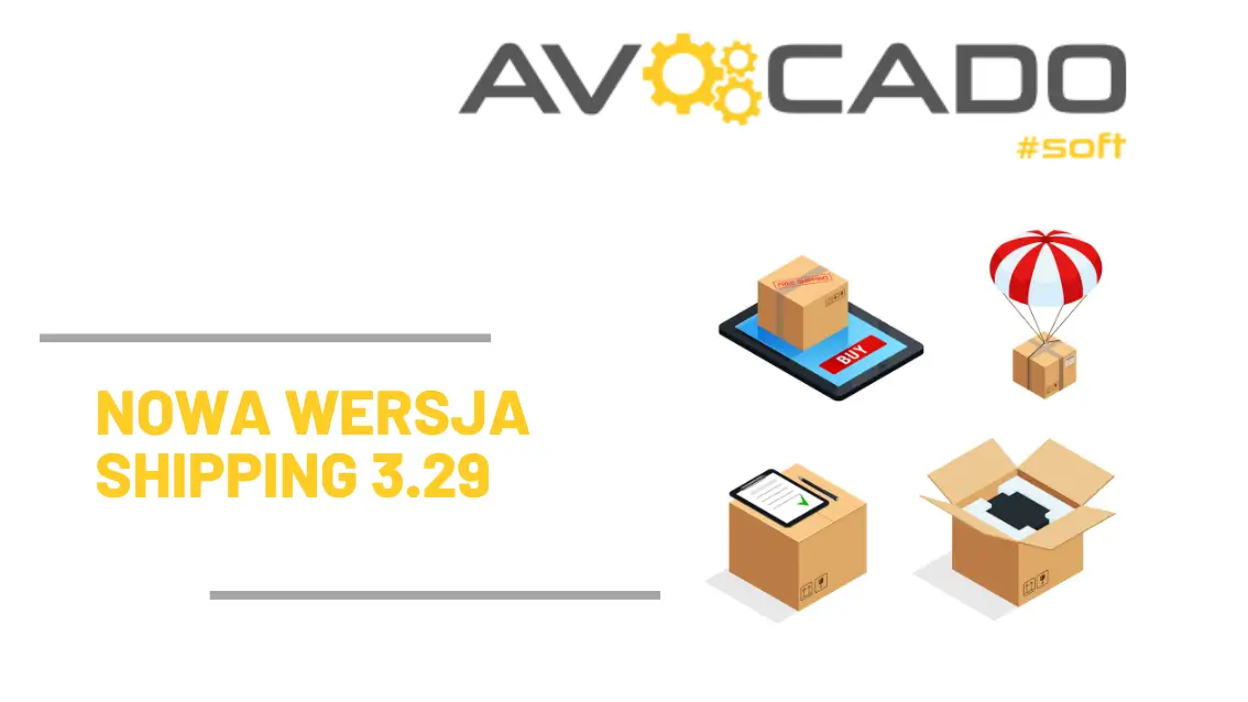 nowa wersja AVOCADO Shipping 3.29